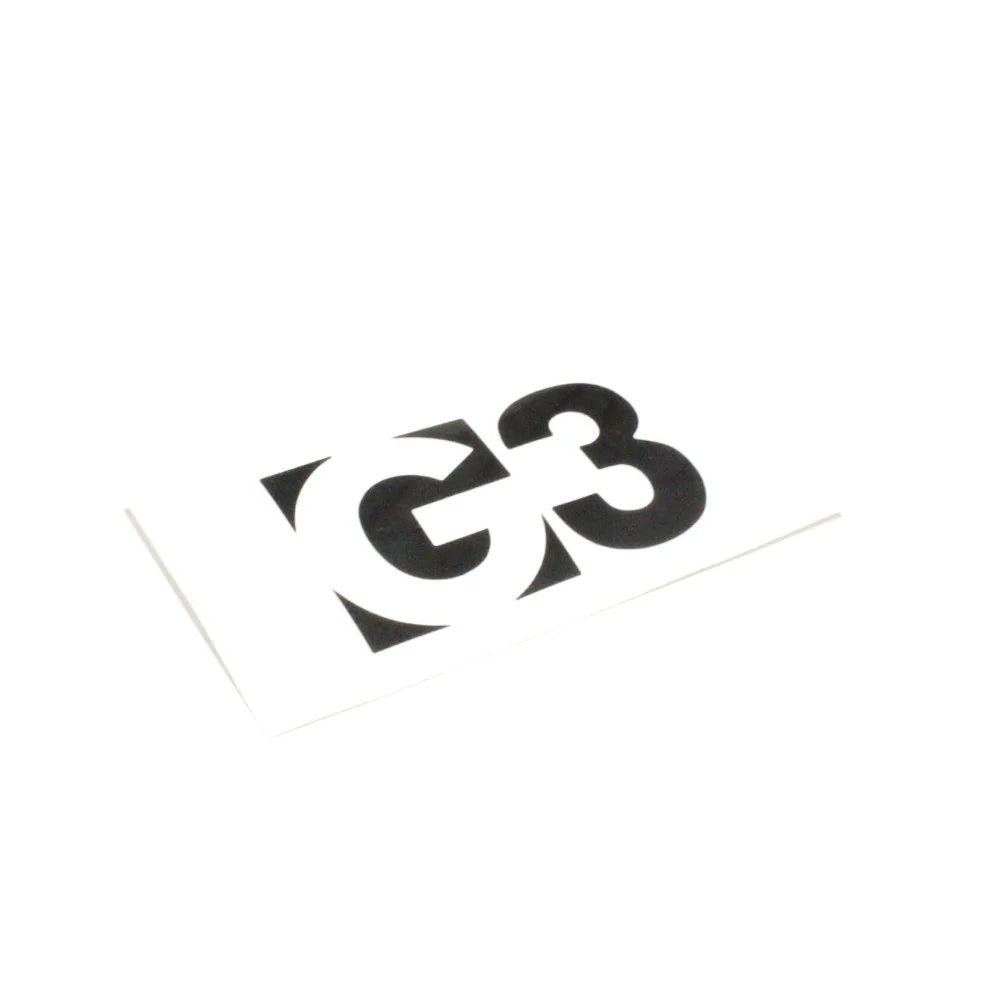 G3 Die Cut Logo Sticker - Image 3