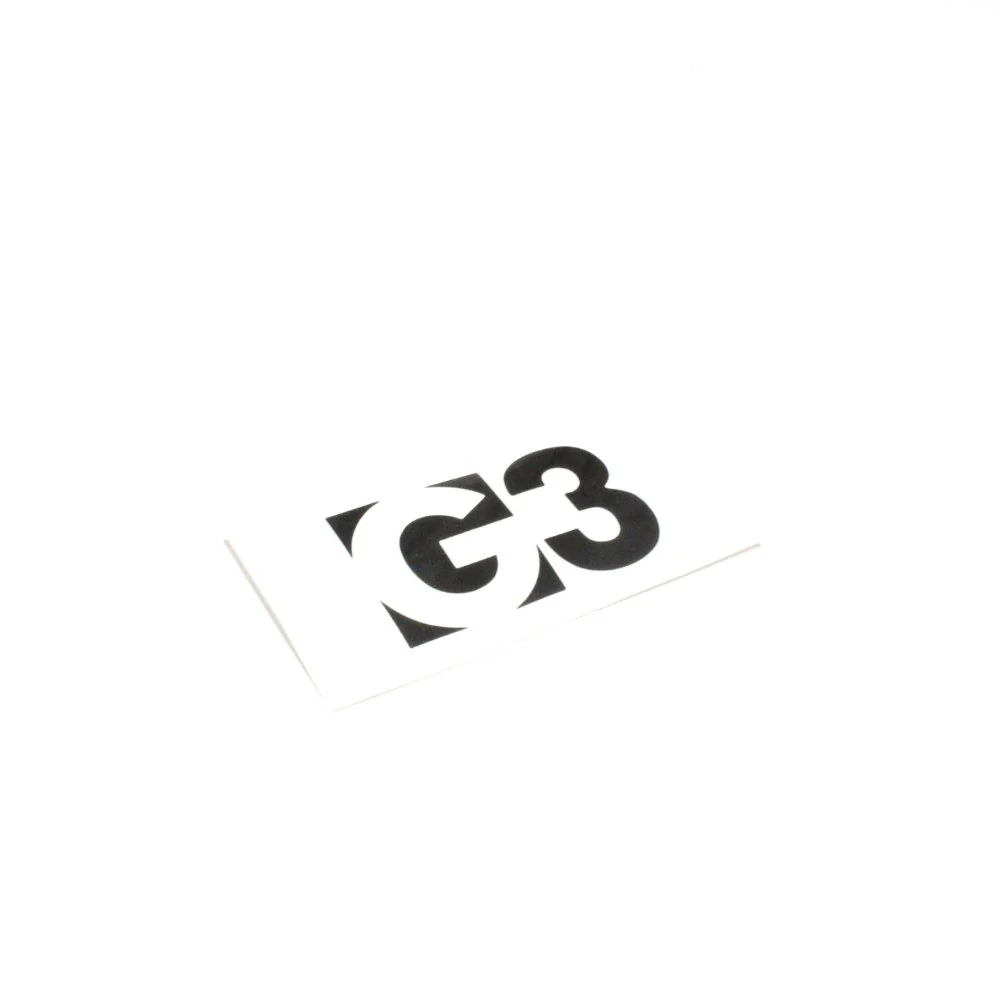 G3 Die Cut Logo Sticker - Image 4