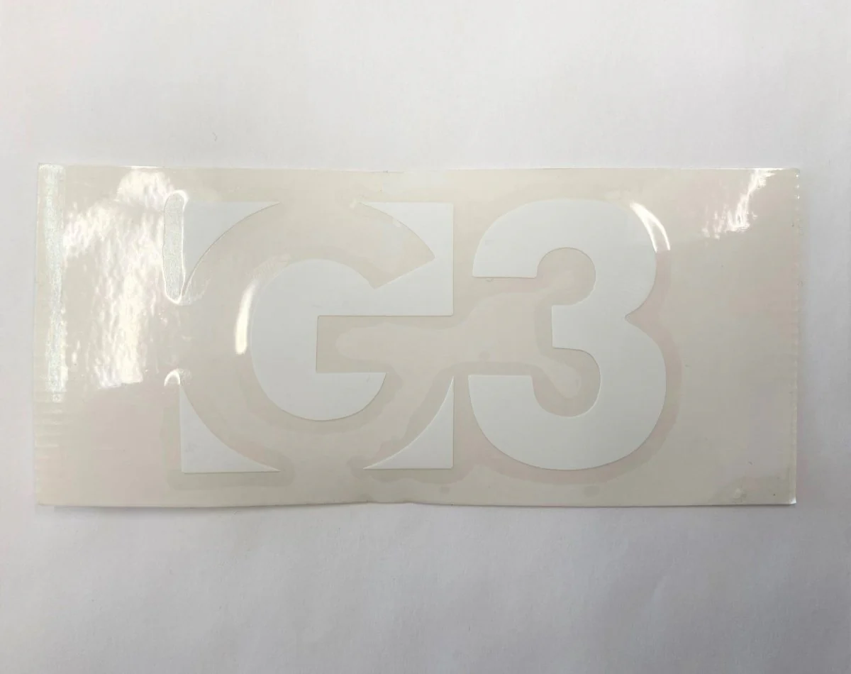 G3 Die Cut Logo Sticker - Image 5